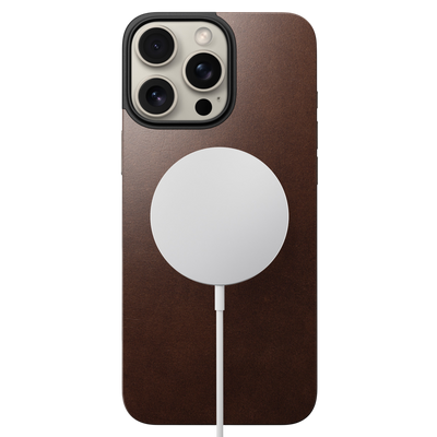 Nomad Magnetic Leather Back Case for iPhone 16 Pro Max