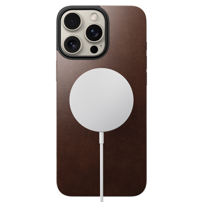 Nomad Magnetic Leather Back Case for iPhone 16 Pro Max