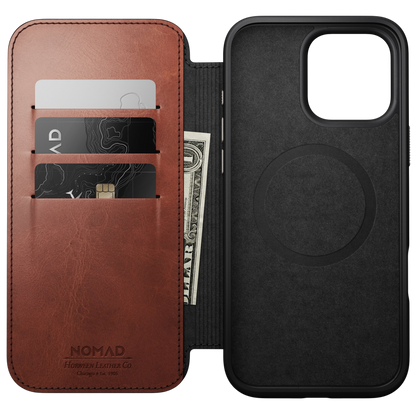 غلاف جلد حديث من نوماد لجهاز آيفون 16 برو ماكس (جلد نوماد)