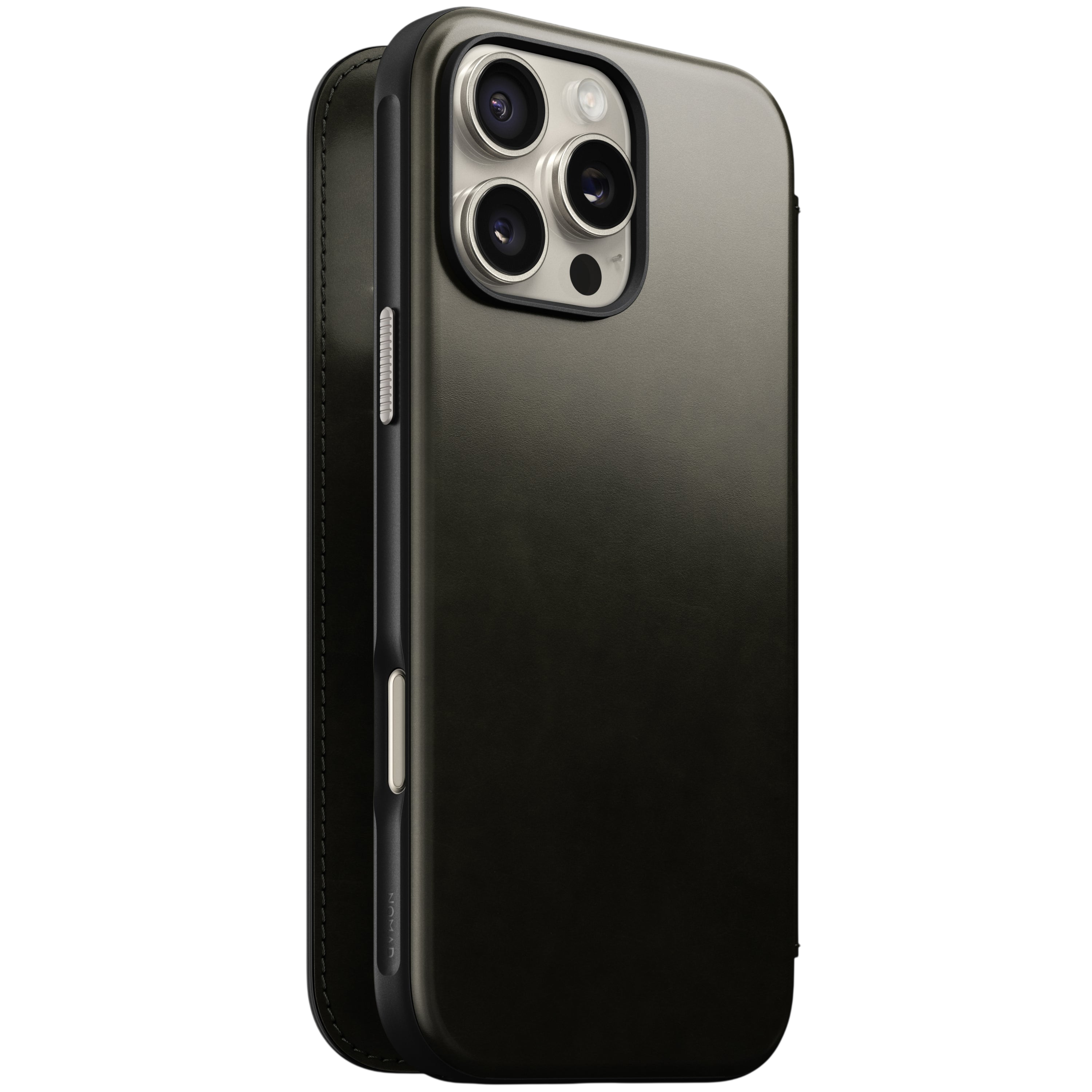 حافظة فوليو جلدية عصرية نوماد لهاتف آيفون 16 برو