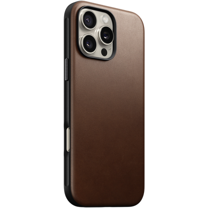 Nomad Modern Leather Case for iPhone 16 Pro Max
