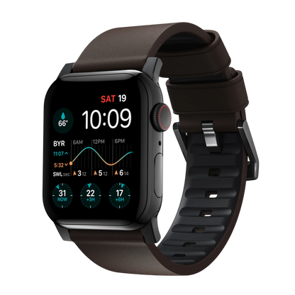 حزام نوماد أكتيف برو الجلد لساعات آبل 49mm / 46mm / 45mm