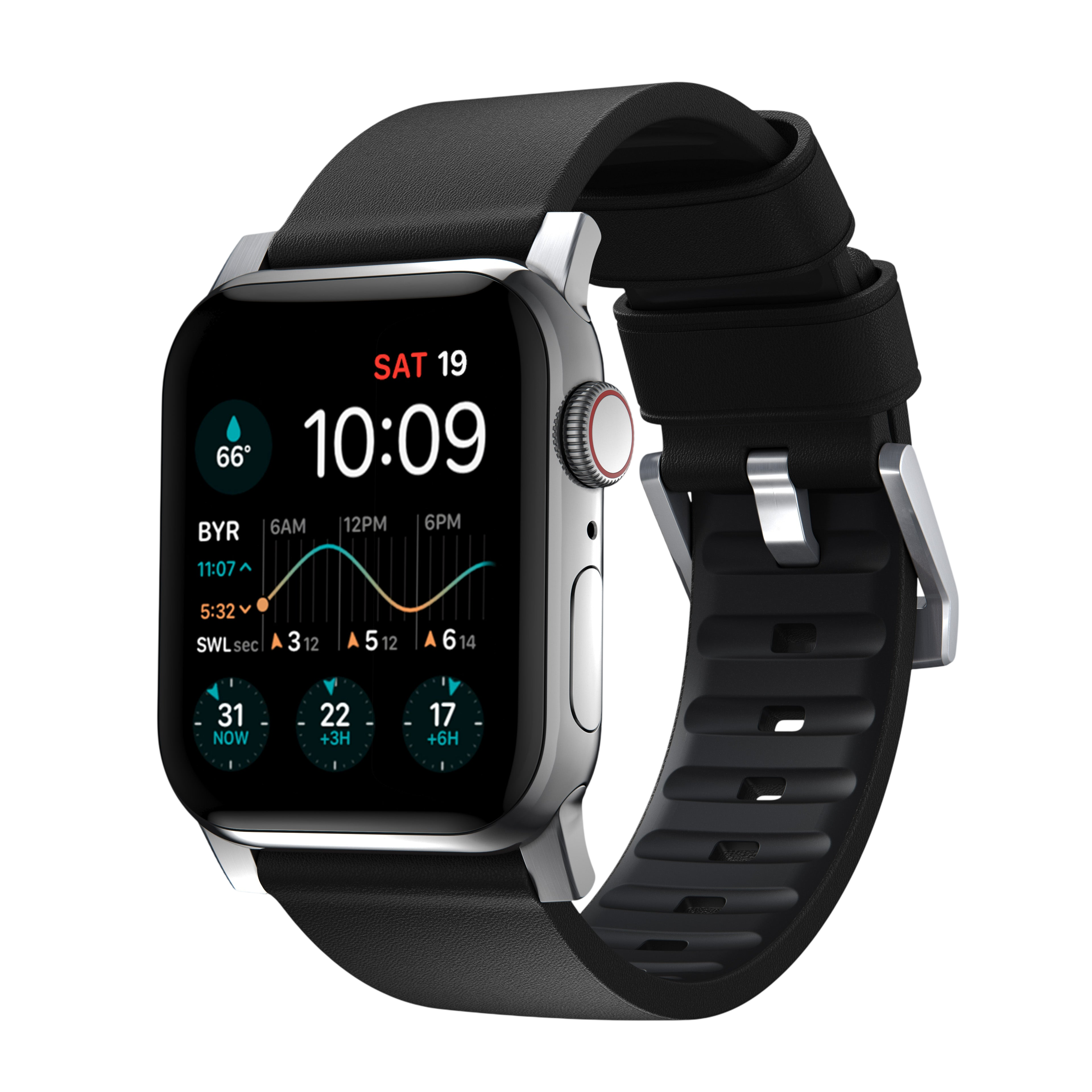 حزام نوماد أكتيف برو الجلد لساعات آبل 49mm / 46mm / 45mm