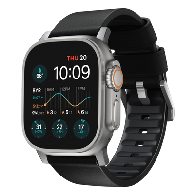 حزام نوماد أكتيف برو الجلد لساعات آبل 49mm / 46mm / 45mm