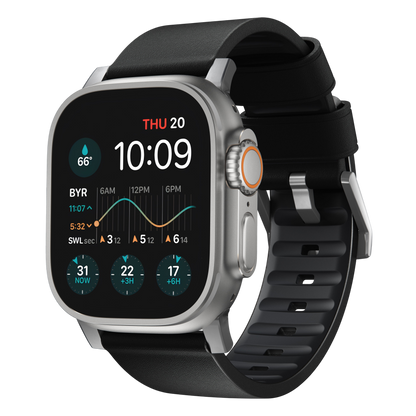 حزام نوماد أكتيف برو الجلد لساعات آبل 49mm / 46mm / 45mm