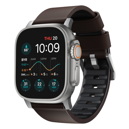 حزام نوماد أكتيف برو الجلد لساعات آبل 49mm / 46mm / 45mm