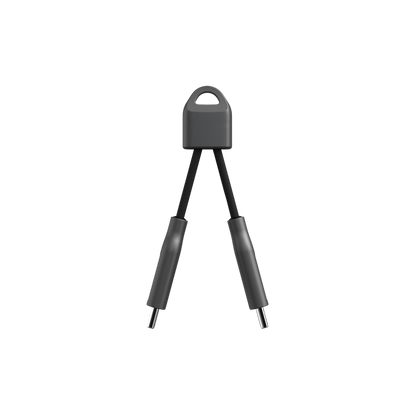 نوماد تشارج كي - كابل USB C أسود