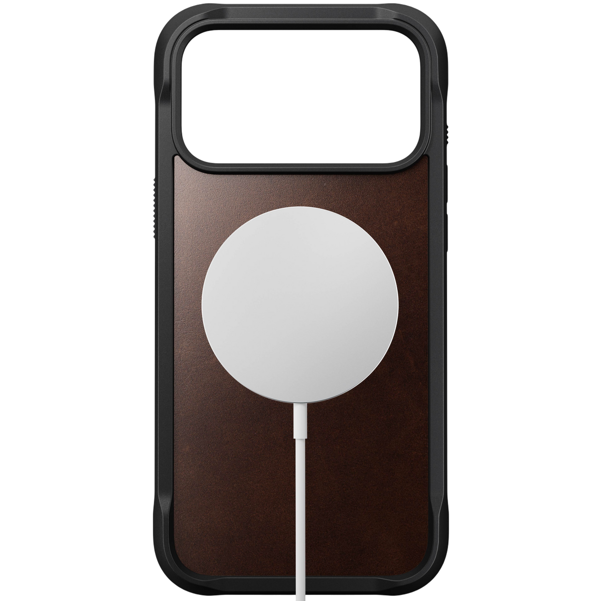 Nomad Rugged Leather Case for iPhone 17 Pro Max Horween) - Rustic Brown 