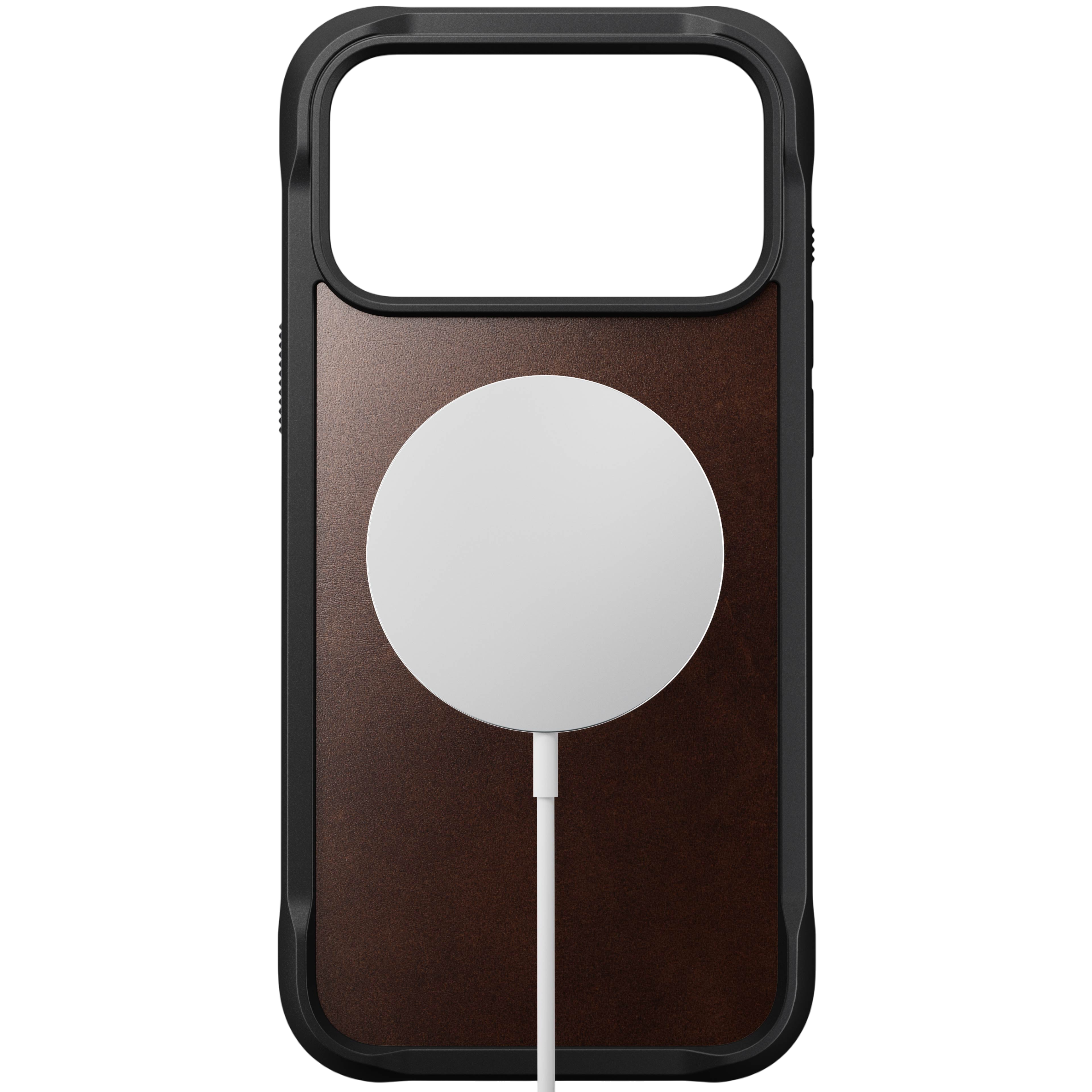 Nomad Rugged Leather Case for iPhone 17 Pro Max Horween)