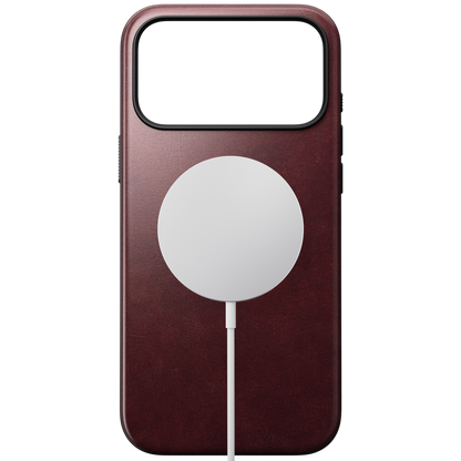 غلاف نوماد الحديث من الجلد لهاتف آيفون 17 برو ماكس (جلد هوروين)