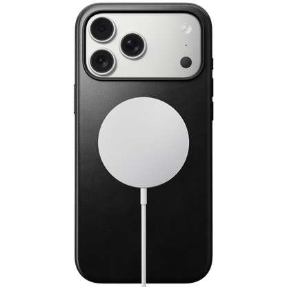 غلاف نوماد الحديث من الجلد لهاتف آيفون 17 برو ماكس (جلد هوروين)