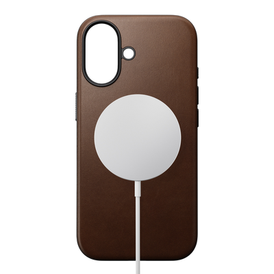 Nomad Modern Leather Case for iPhone 17 (Nomad Leather) - Brown #color_brown