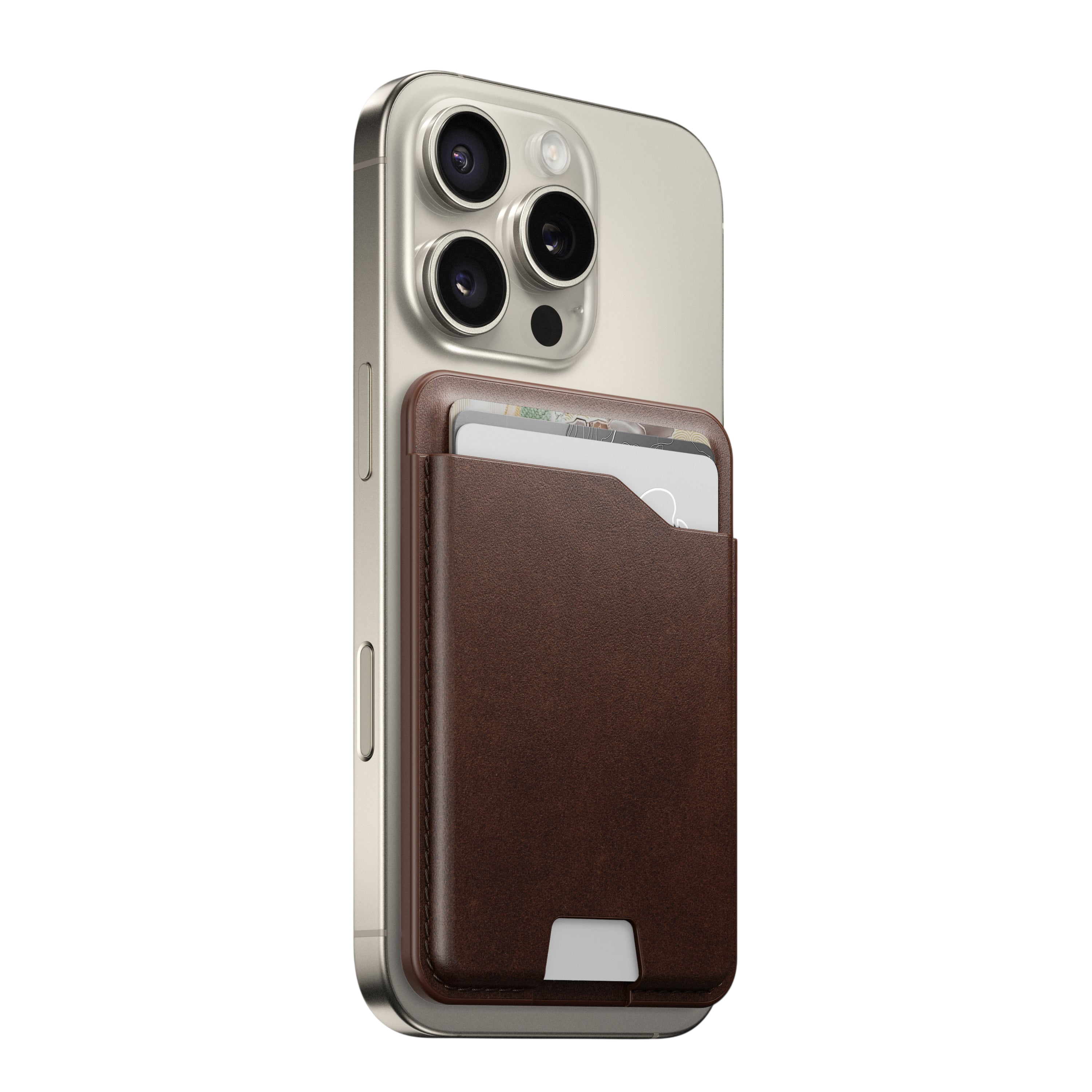 محفظة نوماد الجلدية المغناطيسية مع تتبع "فايند ماي"