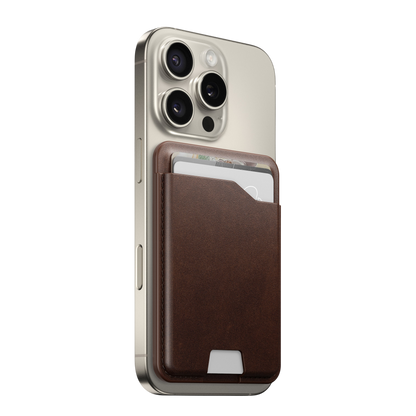 محفظة نوماد الجلدية المغناطيسية مع تتبع "فايند ماي"