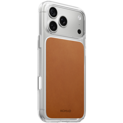 Nomad Clear Leather Case for iPhone 18 Pro Max