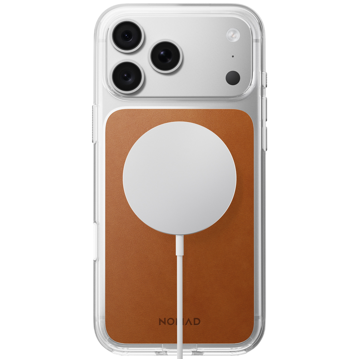 Nomad Clear Leather Case for iPhone 18 Pro Max