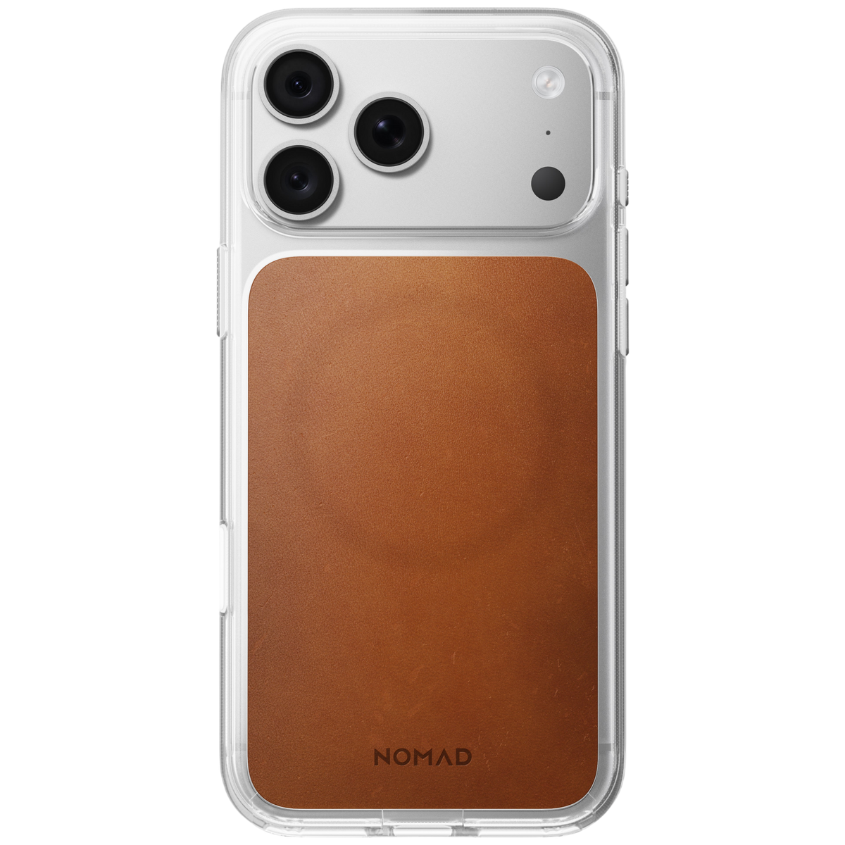 Nomad Clear Leather Case for iPhone 18 Pro Max