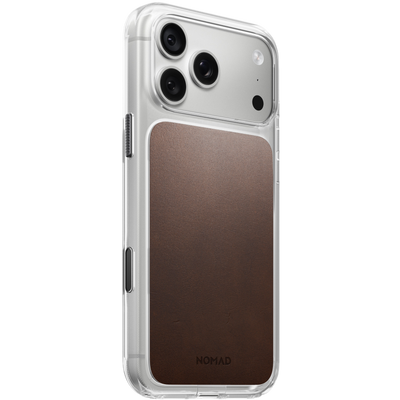 Nomad Clear Leather Case for iPhone 18 Pro Max