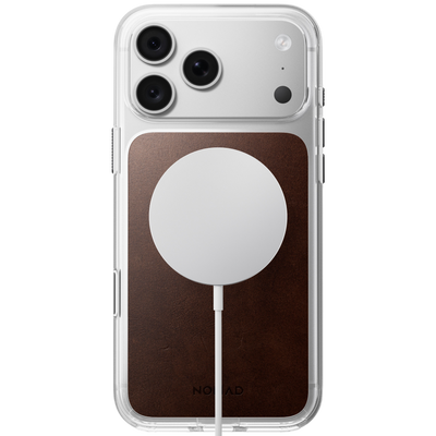 Nomad Clear Leather Case for iPhone 18 Pro Max