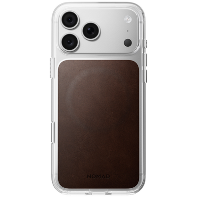 Nomad Clear Leather Case for iPhone 18 Pro Max