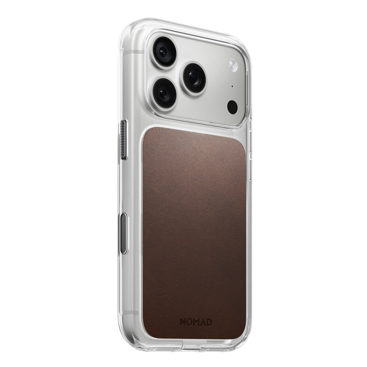 Nomad Clear Leather Case for iPhone 18 Pro