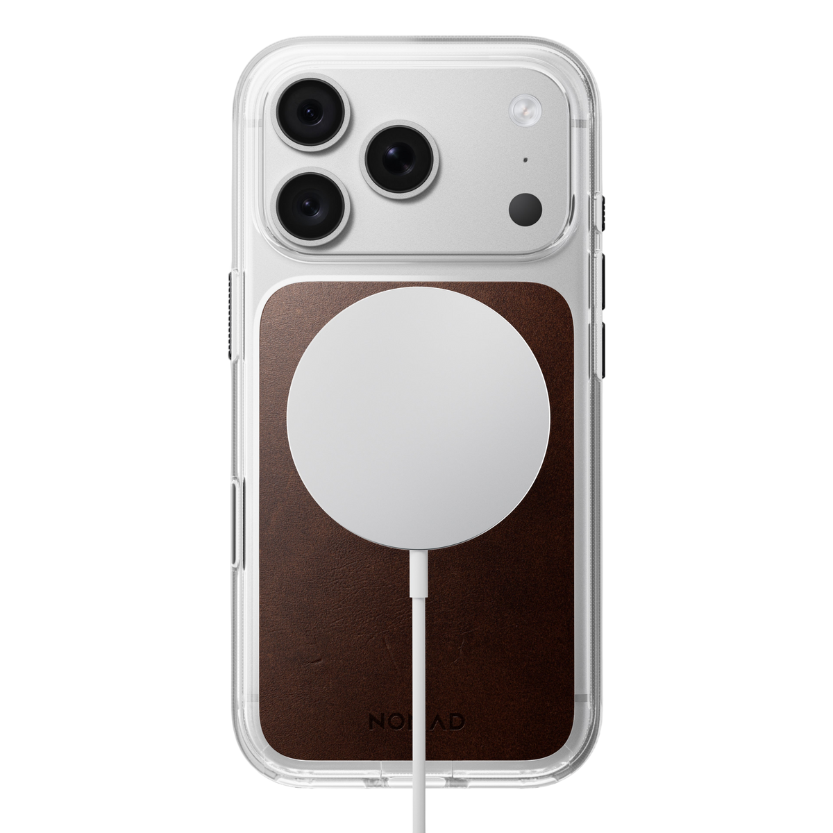 Nomad Clear Leather Case for iPhone 18 Pro