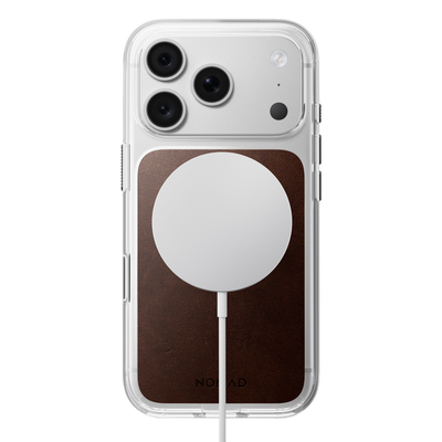 Nomad Clear Leather Case for iPhone 18 Pro