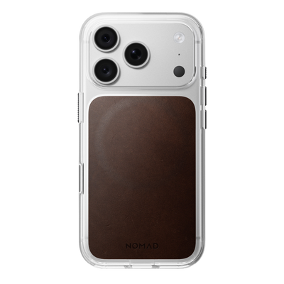 Nomad Clear Leather Case for iPhone 18 Pro