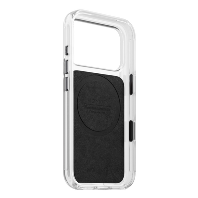 Nomad Clear Leather Case for iPhone 18 Pro