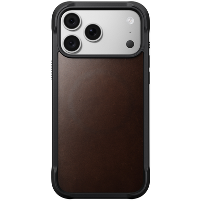 Nomad Rugged Leather Case for iPhone 18 Pro Max - side