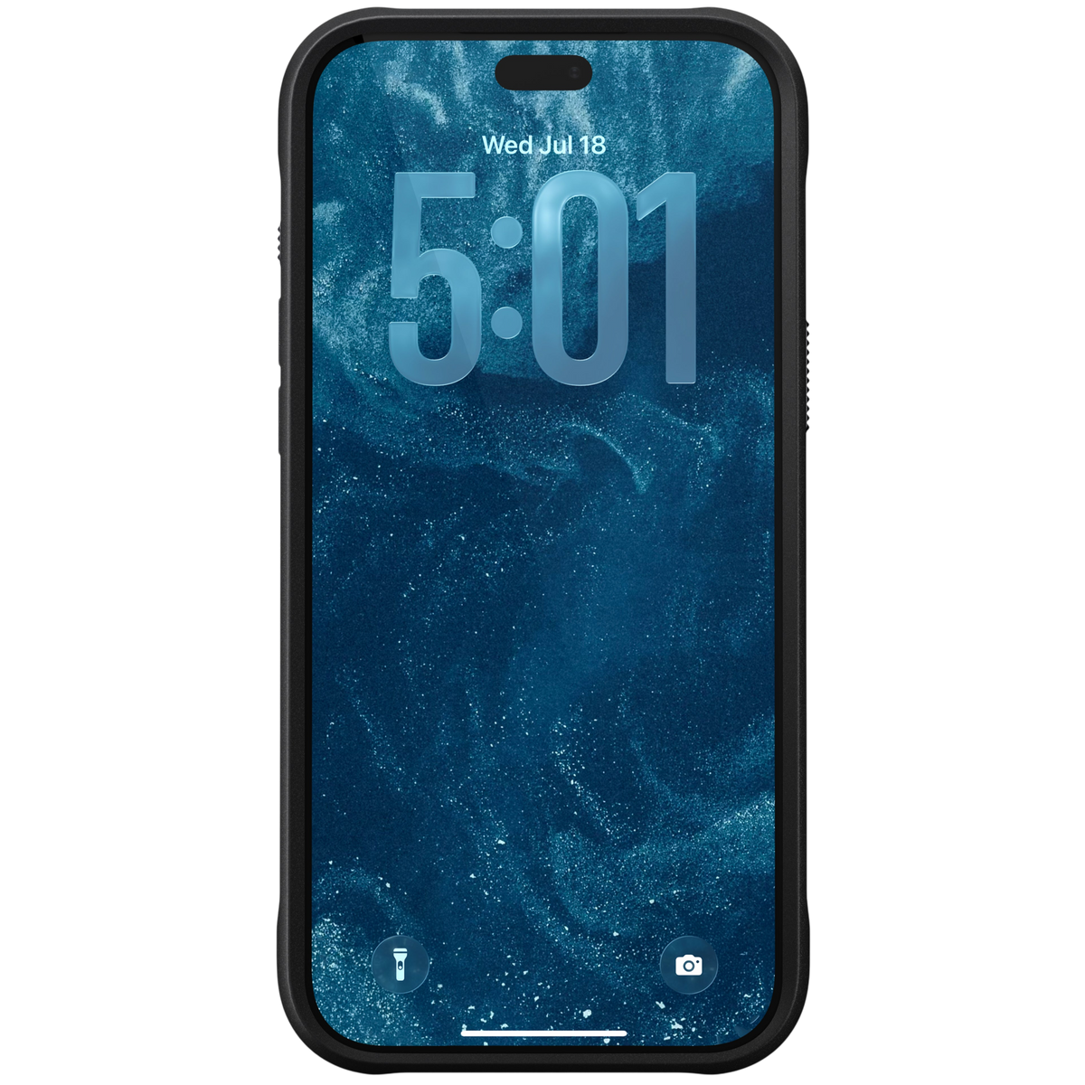 Nomad Rugged Leather Case for iPhone 18 Pro Max - angle