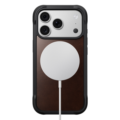 Nomad Rugged Leather Case for iPhone 18 Pro - back