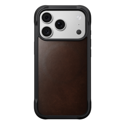 Nomad Rugged Leather Case for iPhone 18 Pro - side