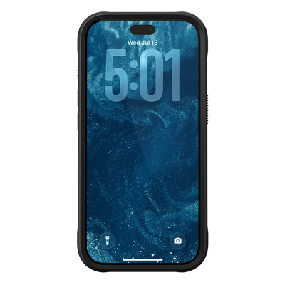 Nomad Rugged Leather Case for iPhone 18 Pro - angle