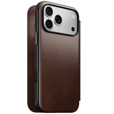 Nomad Modern Leather Folio Case for iPhone 18 Pro Max