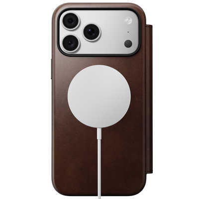 Nomad Modern Leather Folio Case for iPhone 18 Pro Max