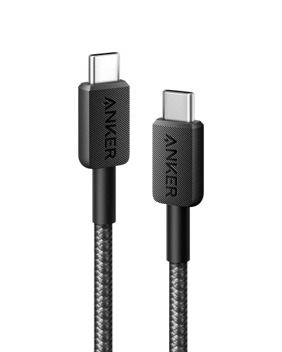 Anker 322 USB-C to USB-C Cable 60W Braided 0.9m with 18 months warranty