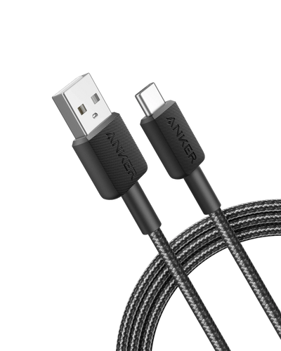 Anker 322 USB-A to USB-C Cable Braided 0.9m with 18 months warranty