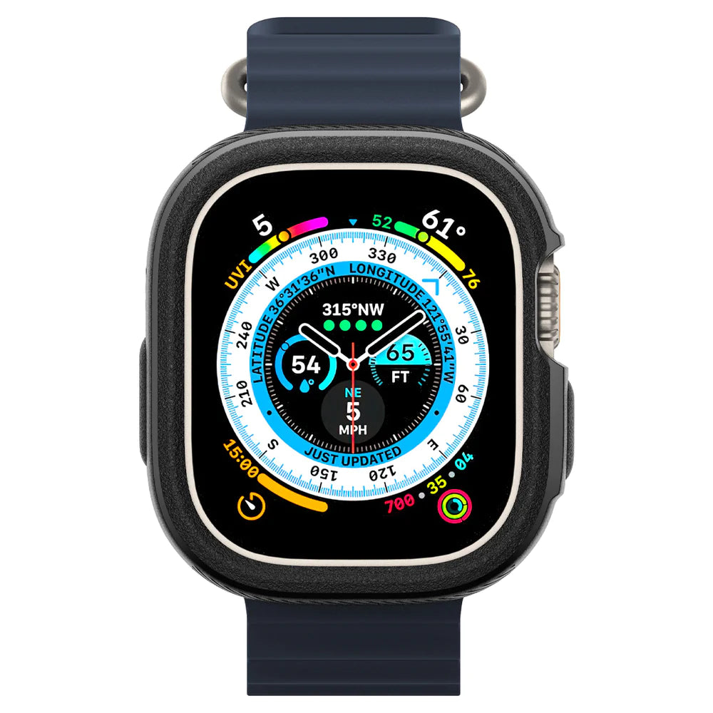جراب Caseology Vault لساعة Apple Watch Ultra (49 مم) - أسود غير لامع