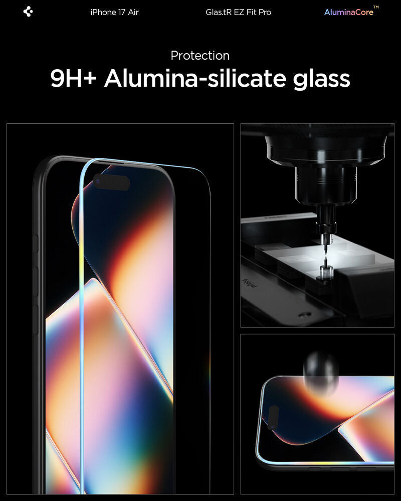 Spigen GLAS.tR EZ Fit Screen Protector for iPhone Air (1-Pack)