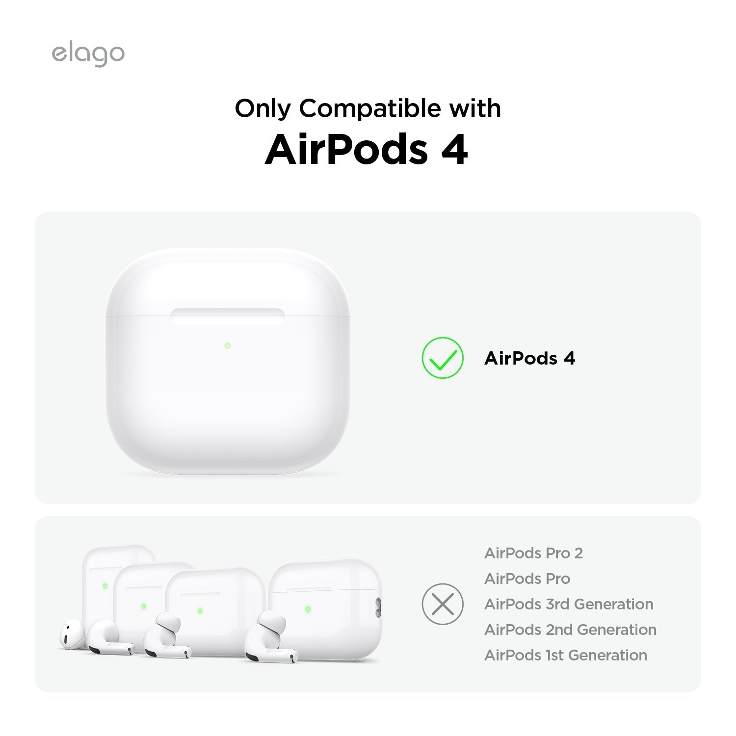 Elago Clear Hang Case for AirPods 4