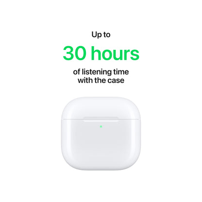 Apple AirPods 4 مع ضمان محلي رسمي لمدة عام واحد