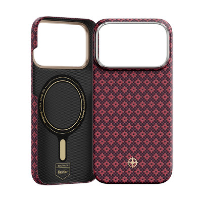 Benks ArmorGrid Air C1 Case built with Kevlar® for iPhone 18 Pro / 18 Pro Max - Cherry Purple 