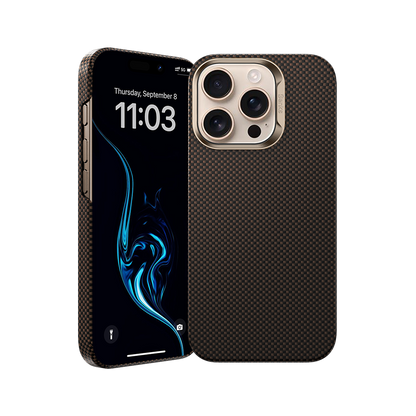 غلاف Benks ArmorTint مصنوع من كيفلار® لجهاز iPhone 16 Pro Max - ذهبي