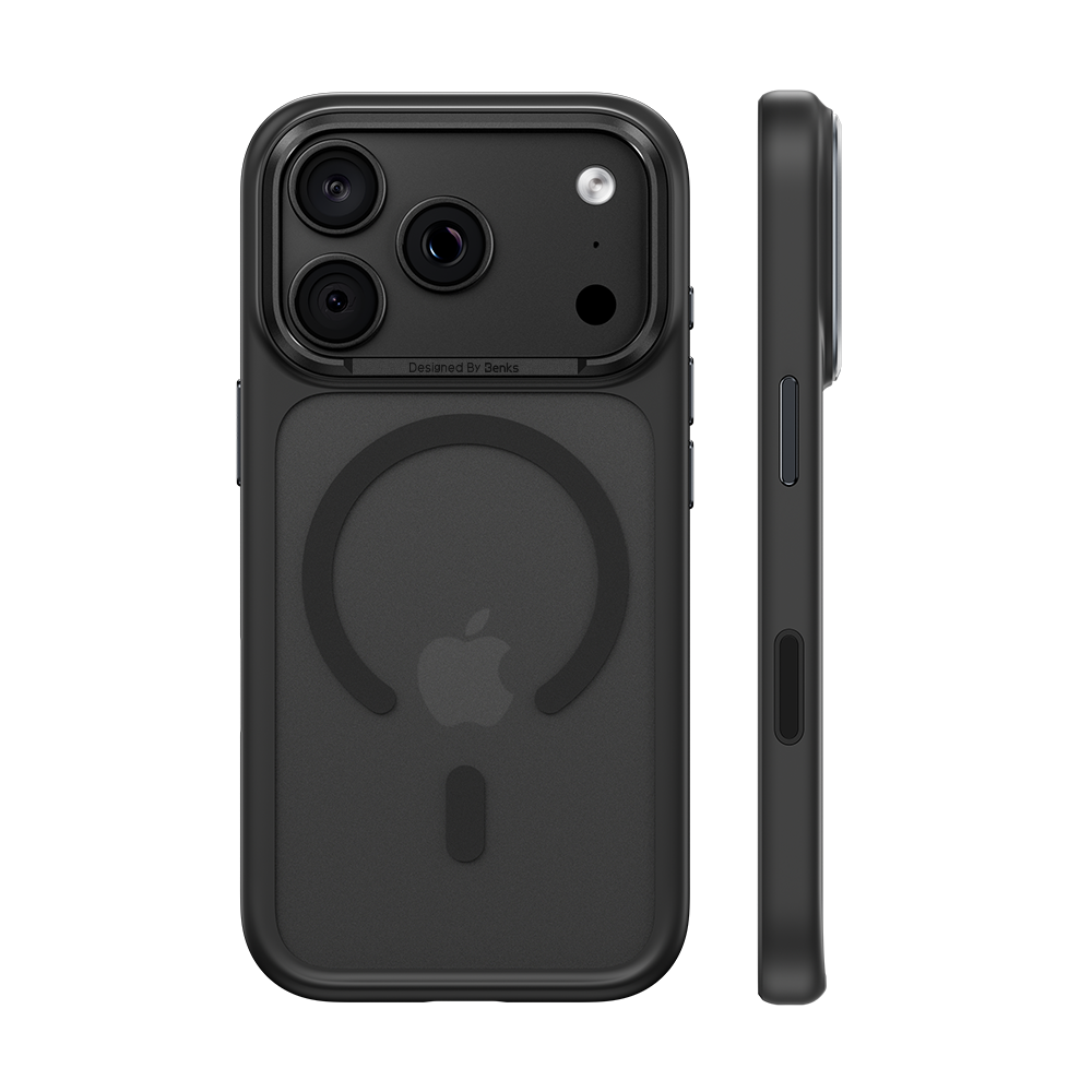 Benks Mist Phone Case for iPhone 18 Pro / 18 Pro Max & iPhone 17 Series (17 / Pro / Pro Max / Air) - Black 