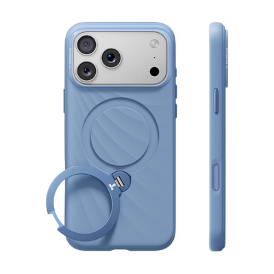 Torras Ostand Q3 Silicone Case for iPhone 18 Pro Max - Grey 