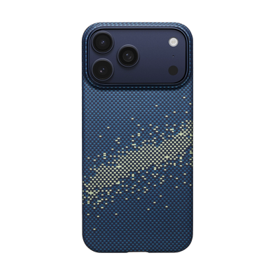 Pitaka Ultra-Slim Case (With PitaTap) for iPhone 17 Pro - Milky Way Galaxy #color_milky-way-galaxy