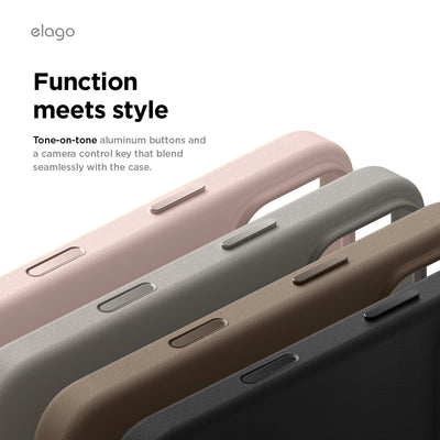 Elago MagLeather Case for iPhone 17 Pro / iPhone 18 Pro - Black 