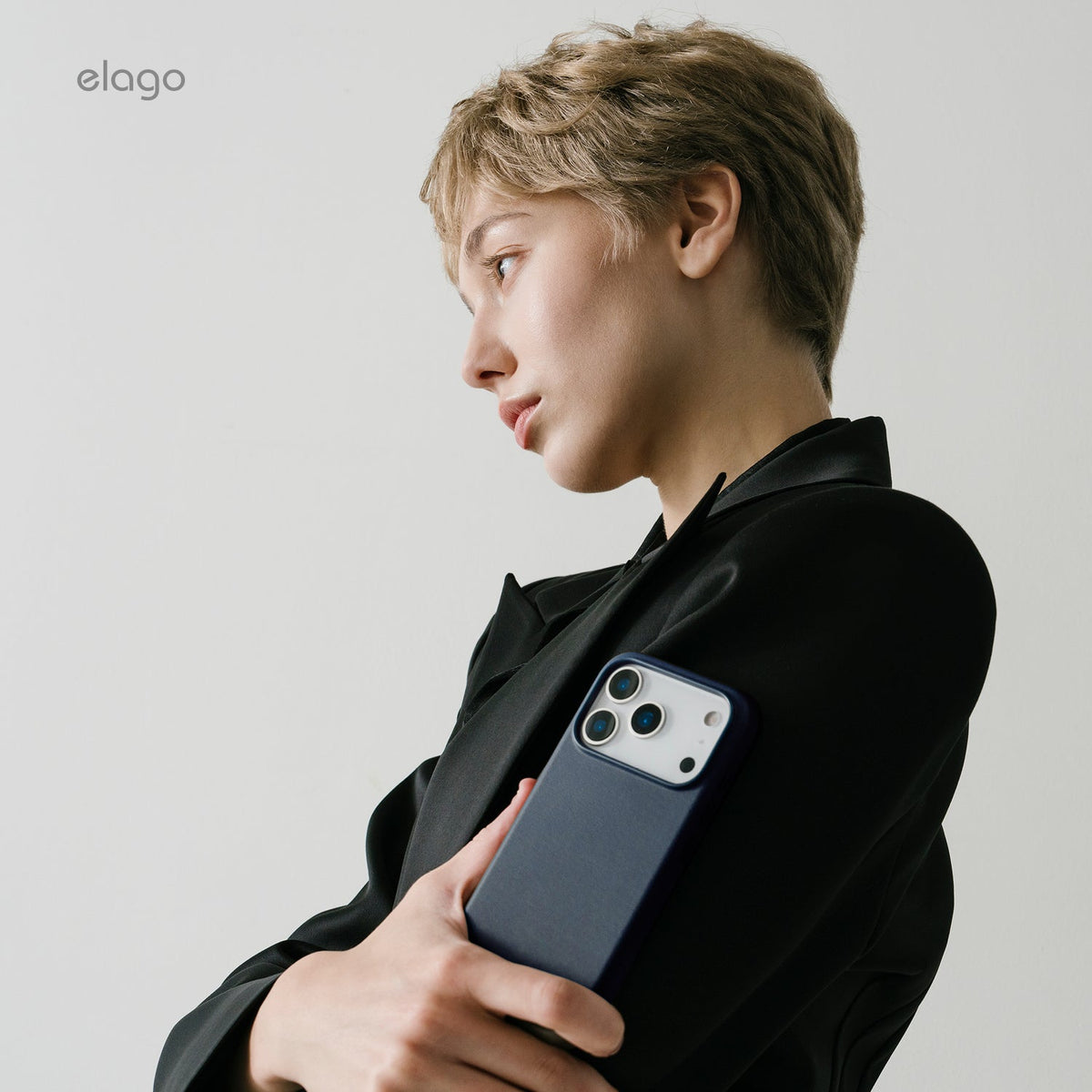 Elago MagLeather Case for iPhone 17 Pro / iPhone 18 Pro - Jean Indigo 