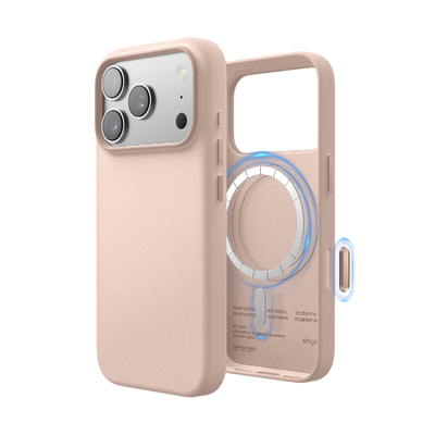 Elago MagLeather Case for iPhone 17 Pro / iPhone 18 Pro - Lovely Pink 